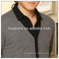 camisa masculina colar cashmere tricô cardigan OEM